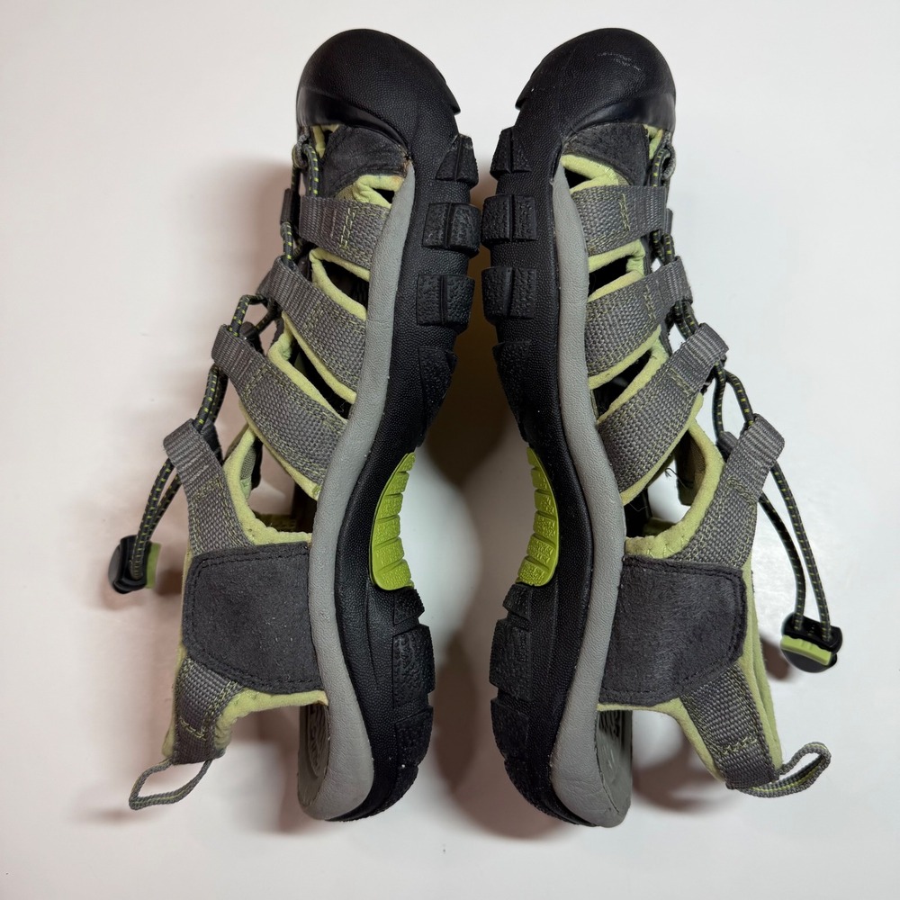 Keen Newport H2 Waterproof Hiking Sandals Gray Lime Green Womens Size 7.5 - Picture 6 of 9